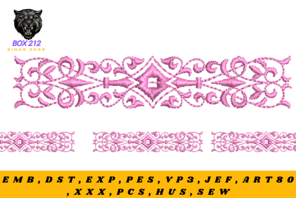 Borders of Flowers and Motifs