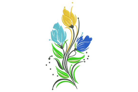 Colorful Tulip Flower