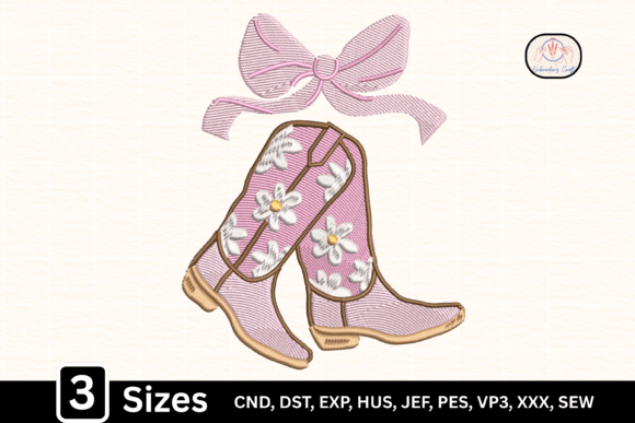 Coquette Bow Cowgirl Boots