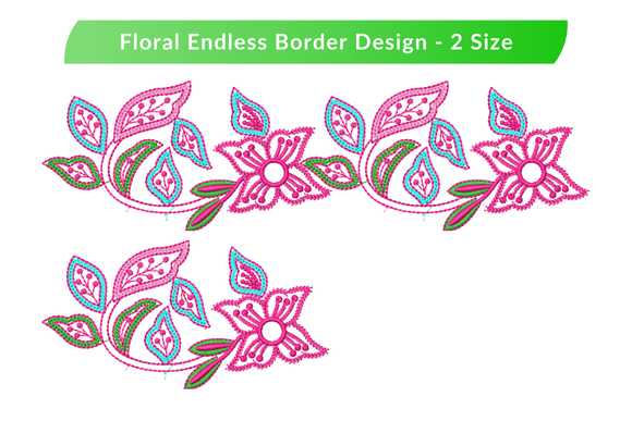 Endless Embroidery Border Design