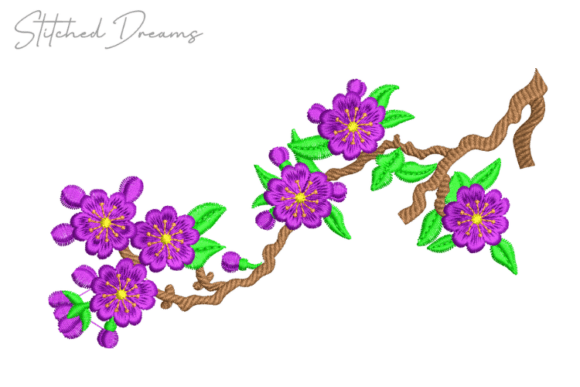Floral Elegance Embroidery Design
