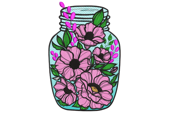 Floral Jar: A Seasonal Embroidery Design Review