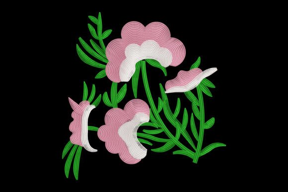 Pink Bell Flowers: A Tender Embroidery for Meaningful Gifts