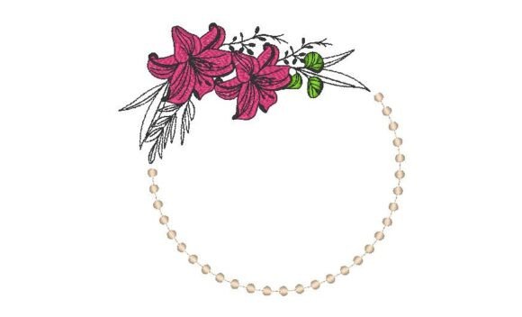 Pink Floral Wreath