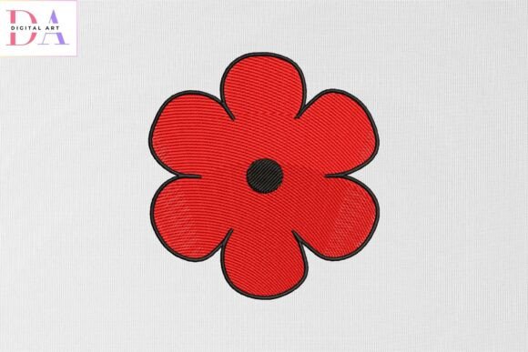 Simple Red Flower
